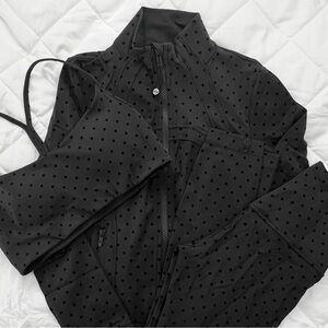 Lululemon polka flock outfit (sold as set)